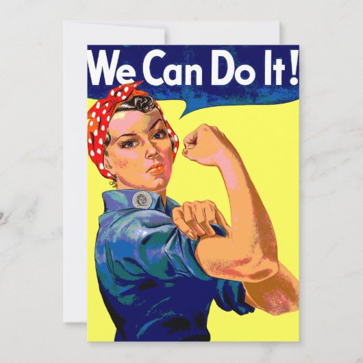 Wir können es tun einladung (Vorderseite)