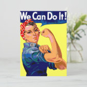 Wir können es tun einladung (Stehend Vorderseite)