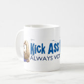 Wir können es tun Esel-Tasse Kaffeetasse (Vorderseite Links)