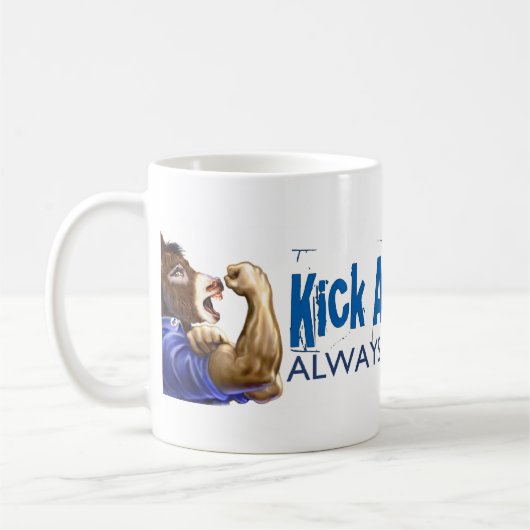 Wir können es tun Esel-Tasse Kaffeetasse (Links)