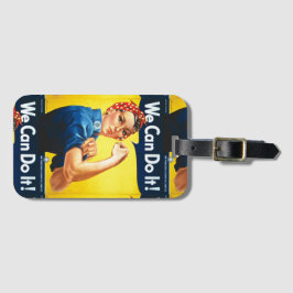 Wir können es tun gepäckanhänger