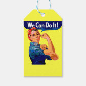 Wir können es tun geschenkanhänger (Vorderseite)