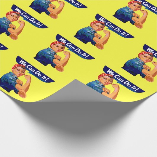 Wir können es tun geschenkpapier (Ecke)