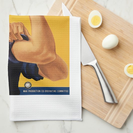 Wir können es tun geschirrtuch (Viertel Falte)