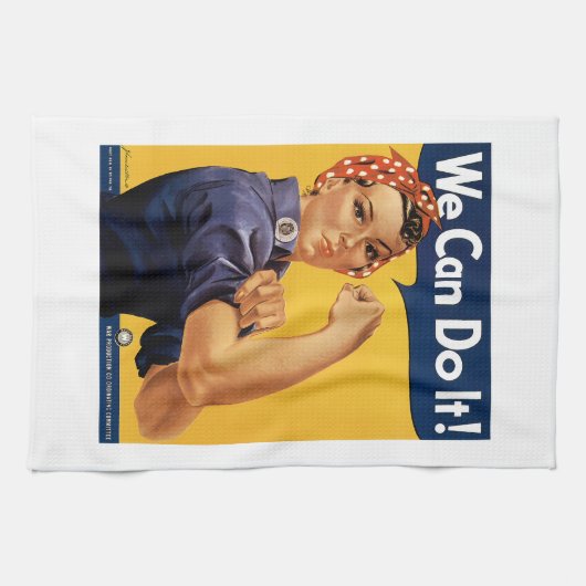 Wir können es tun geschirrtuch (Horizontal)