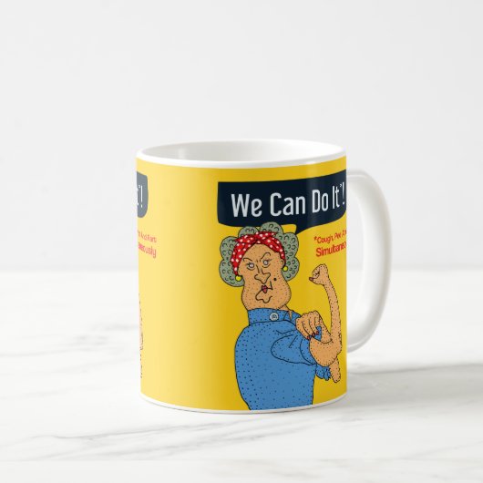 Wir können es tun - lustig kaffeetasse (VorderseiteRechts)