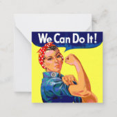 Wir können es tun mitteilungskarte (Vorderseite)