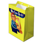 Wir können es tun mittlere geschenktüte (Rückseite Schrägansicht)