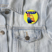 Wir können es tun - Motivierend Kunst des Pops Button (Beispiel)