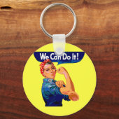 Wir können es tun - Motivierend Kunst des Pops Schlüsselanhänger (Rückseite)