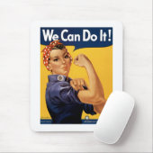 Wir können es tun mousepad (Mit Mouse)