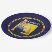 Wir können es tun! pappteller (Schrägansicht)