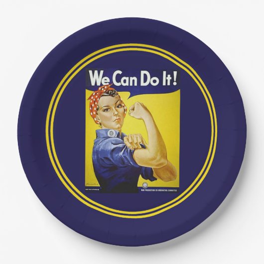 Wir können es tun! pappteller (Vorderseite)