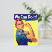 Wir können es tun postkarte (Stehend Vorderseite)