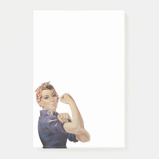 Wir können es tun Rosie der Nieteneinschläger Post-it Klebezettel