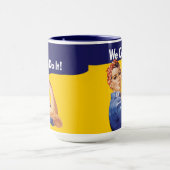 Wir können es tun! Rosie der Nieteneinschläger Tasse (Zentrum)