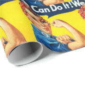 Wir können es tun Rosie Nieteneinschläger Geschenkpapier (Rolleneckpunkt)