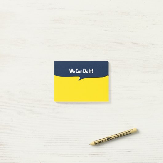 Wir können es tun Rosie Post-it Klebezettel (Auf Schreibtisch)