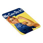 Wir können es tun! Rosie the Riveter Magnet (Rechte Seite)