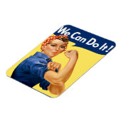 Wir können es tun! Rosie the Riveter Magnet (Linke Seite)