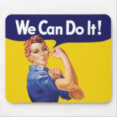 Wir können es tun! Rosie the Riveter Mousepad (Vorne)