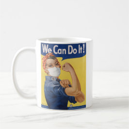 Wir können es tun! Rosie the Riveter Pandemic Edi Kaffeetasse