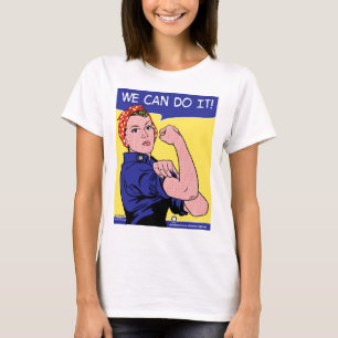 Wir können es tun!  Rosie the Riveter Pop Art Vers T-Shirt