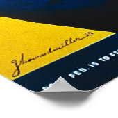 Wir können es tun! Rosie the Riveter Poster (Ecke)