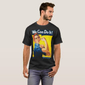 Wir können es tun! Rosie the Riveter T-Shirt (Vorne ganz)