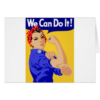 Wir können es tun! Rosie The Riveter WWII Poster