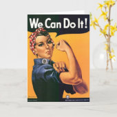 WIR KÖNNEN ES TUN! Wartekarte Karte (Gelbe Blume)