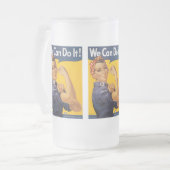 Wir können es tun Weltkrieg 2 Mattglas Bierglas (Vorderseite Links)