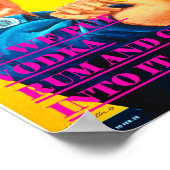 Wir können es Vintage Poster machen (Ecke)