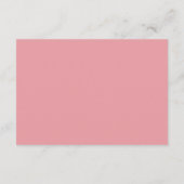 Wir können früh warten Teddy Bear GIrl bringen ein Begleitkarte (Rückseite)