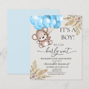 Wir können frühes Abwarten Baby Dusche Teddy Bären
