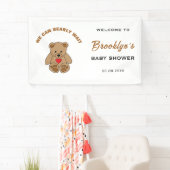 Wir können frühes Warten Baby Dusche Teddy Bären W Banner (Insitu)