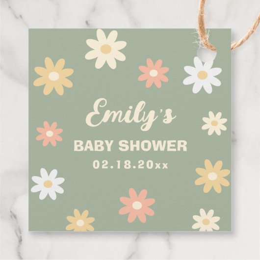 Wir können Frühjahrsdusche warten Danke Geschenkanhänger (Rückseite)