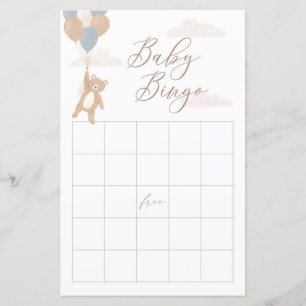 Wir können frühzeitig abwarten Baby Dusche Bingo S