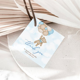 Wir können frühzeitig abwarten Baby-Dusche Danke Geschenkanhänger