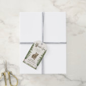 Wir können frühzeitig abwarten Baby-Dusche danke I Geschenkanhänger (Mit Garn)