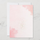 Wir können frühzeitig abwarten Baby Dusche einlade Einladung (Rückseite)