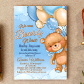 Wir können frühzeitig abwarten - Baby-Dusche Einladung