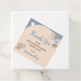 Wir können frühzeitig abwarten Baby Dusche Fevor T Geschenkanhänger