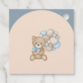 Wir können frühzeitig abwarten Baby Dusche Fevor T Geschenkanhänger (Rückseite)