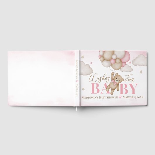 Wir können frühzeitig abwarten Baby Dusche Gästebu Gästebuch (Voll)