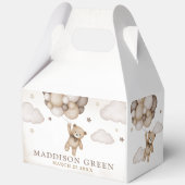 Wir können frühzeitig abwarten Baby Dusche Gefälli Geschenkschachtel (Rückseite)