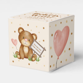 Wir können frühzeitig abwarten Baby Dusche Gefälli Geschenkschachtel