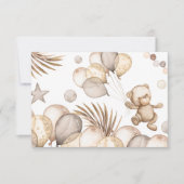 Wir können frühzeitig abwarten Baby Dusche leere K Karte (Vorderseite)