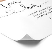 Wir können frühzeitig abwarten Baby Dusche Mama-Os Poster (Ecke)