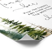 Wir können frühzeitig abwarten Baby Dusche Mama-Os Poster (Ecke)